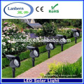 3PCS White LED ABS pathway decoration outdoor Solar Powered LED Spotlight Lamp JD-126B